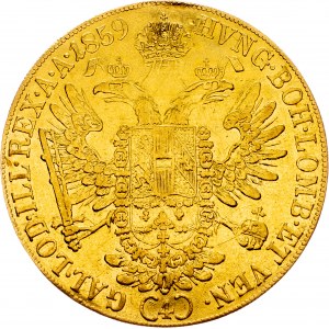 Franz Joseph I., 4 Dukat 1859, Vienna