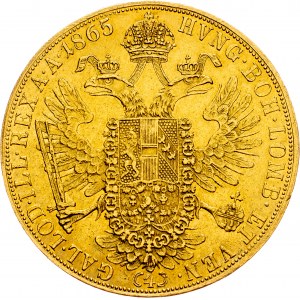 Franz Joseph I., 4 Dukat 1865, Vienna