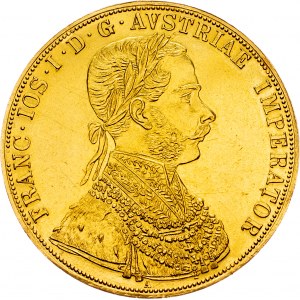 Franz Joseph I., 4 Dukat 1867, Vienna