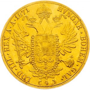 Franz Joseph I., 4 Dukat 1871, Vienna