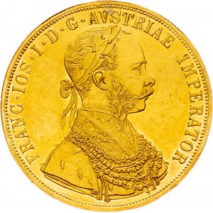 Franz Joseph I., 4 Dukat 1873, Vienna