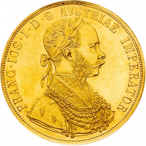 Franz Joseph I., 4 Dukat 1877, Vienna