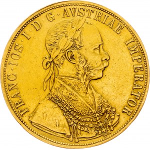 Franz Joseph I., 4 Dukat 1878, Vienna