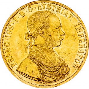 Franz Joseph I., 4 Dukat 1880, Vienna