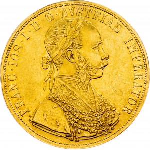 Franz Joseph I., 4 Dukat 1881, Vienna