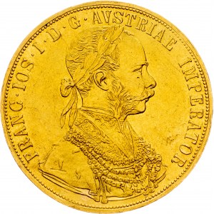 Franz Joseph I., 4 Dukat 1883, Vienna