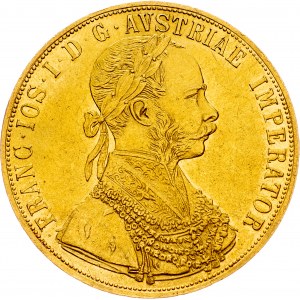 Franz Joseph I., 4 Dukat 1885, Vienna