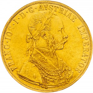 Franz Joseph I., 4 Dukat 1886, Vienna