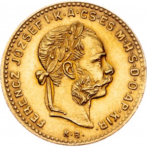 Franz Joseph I., 4 Forint 1884, Kremnitz