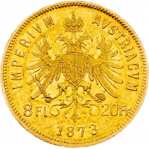 Franz Joseph I., 8 Gulden 1873, Vienna
