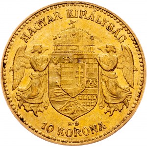 Franz Joseph I., 10 Korona 1905, KB, Kremnitz