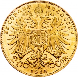 Franz Joseph I., 20 Krone 1915, Vienna
