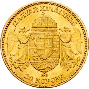 Franz Joseph I., 20 Korona 1893, Kremnitz