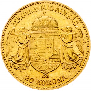 Franz Joseph I., 20 Korona 1902, Kremnitz