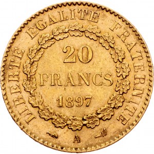 Frankreich, 20 Francs 1897, Paris