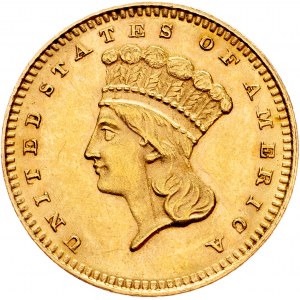 Federal republic, 1 Dollar 1873, Philadelphia
