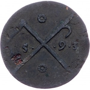 Rudolph II., Mining Token 1593
