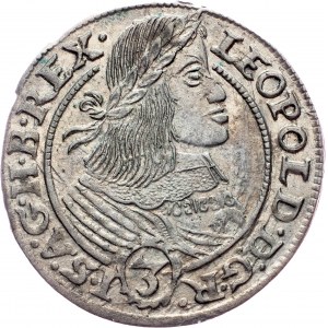 Leopold I., 3 Kreuzer 1659, Breslau