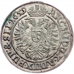 Leopold I., 3 Kreuzer 1659, Breslau