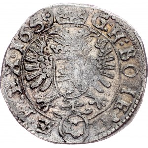 Leopold I., 3 Kreuzer 1659, Kuttenberg