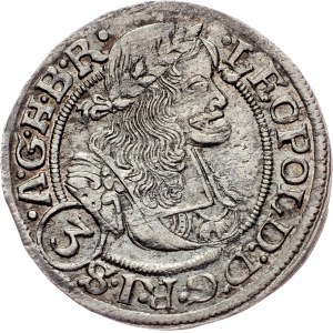 Leopold I., 3 Kreuzer 1669, SHS, Breslau