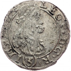 Leopold I., 3 Kreuzer 1670, Prague
