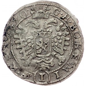 Leopold I., 3 Kreuzer 1670, Prague