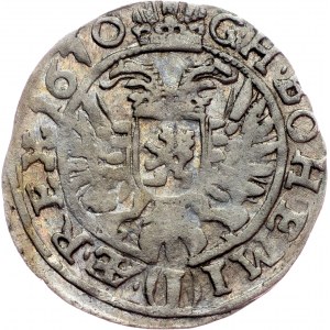 Leopold I., 3 Kreuzer 1670, Prague