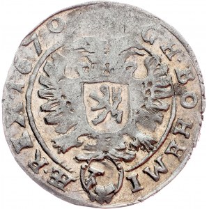 Leopold I., 3 Kreuzer 1670, Kuttenberg
