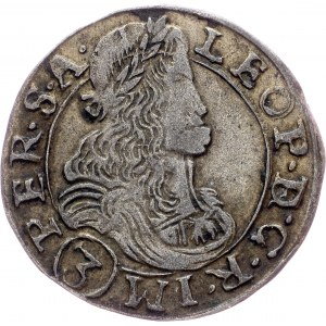 Leopold I., 3 Kreuzer 1681, Kuttenberg