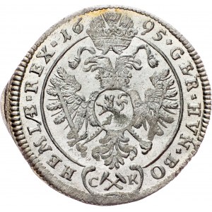 Leopold I., 3 Kreuzer 1695, Kuttenberg
