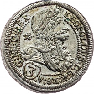 Leopold I., 3 Kreuzer 1703, Graz