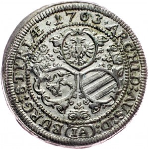 Leopold I., 3 Kreuzer 1703, Graz