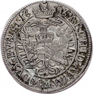 Leopold I., 6 Kreuzer 1686, MMW