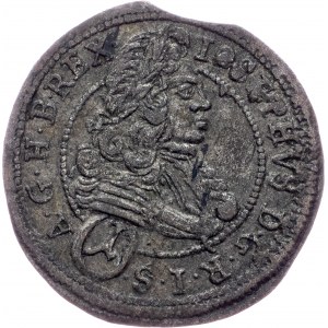 Joseph I., 1 Kreuzer 1709, Hermannstadt