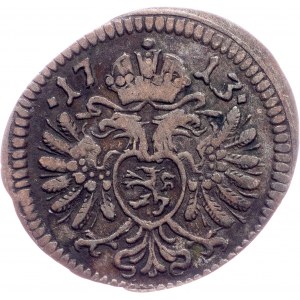 Charles VI., 1/2 Kreuzer 1713, Graz