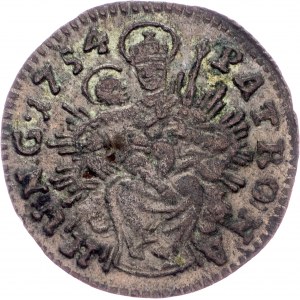 Maria Theresia, Denar 1754, KB, Kremnitz