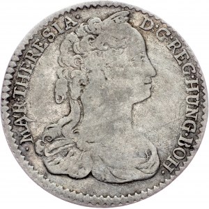 Maria Theresia, 6 Kreuzer 1742, Hall