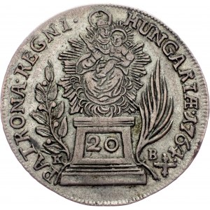 Maria Theresia, 20 Kreuzer 1764, KB, Kremnitz