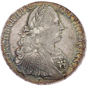Joseph II., 1 Thaler 1777, F/V.C.-S., Hall