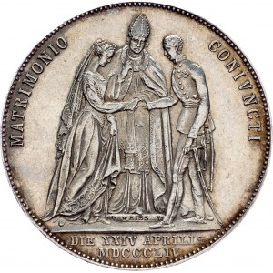 Franz Joseph I., 1 Gulden 1854, Vienna