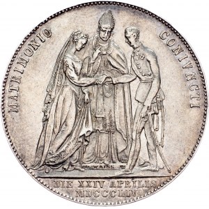 Franz Joseph I., 1 Gulden 1854, A, Vienna
