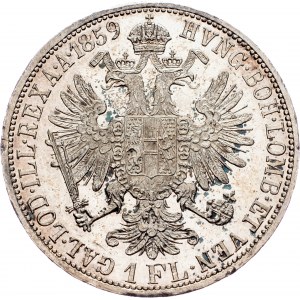 Franz Joseph I., 1 Gulden 1859, A, Vienna