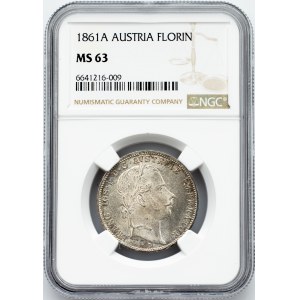 Franz Joseph I., 1 Gulden 1861, A, Vienna