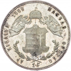 Franz Joseph I., 1 Forint 1869, KB, Kremnitz