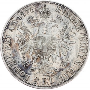 Franz Joseph I., 2 Gulden 1875, Vienna