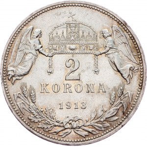 Franz Joseph I., 2 Korona 1913, KB, Kremnitz