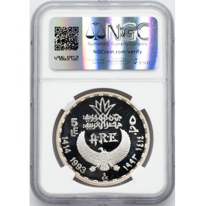 Arabische Republik Ägypten, 5 Pfund AH1414 (1993), Sammlung antiker Schätze - Kleopatra
