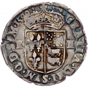 Henrich IV., 1/4 Ecu 1599, Morlaas