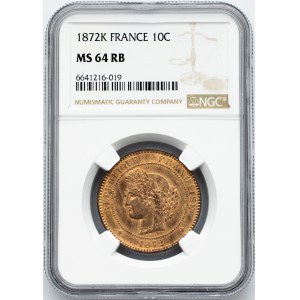Dritte Republik, 10 Centimes 1872, K